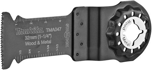 Makita accessoires makita tma047 invalzaagblad 32mm hout staal - b-64814