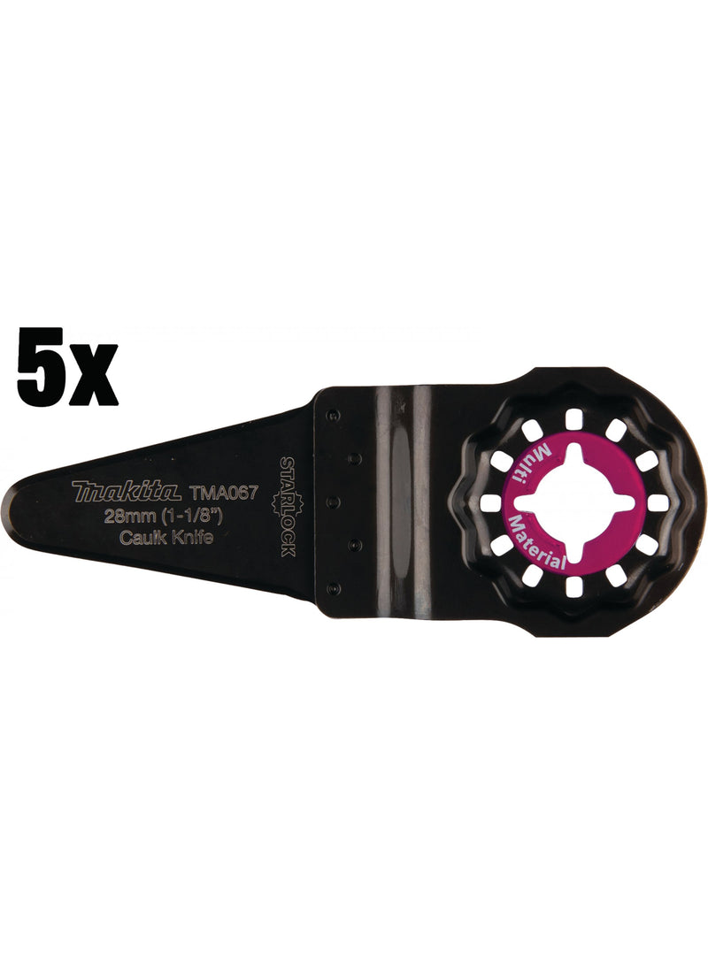 Makita tma067 kit mes | 28x40mm | 5 stuks - b-65006-5