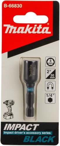 Imp Makita accessories dopsl 8x50mm 1 4 blk magn - b-66830 - b-66830