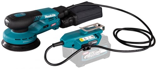 Levigatrice eccentrica Makita bo001cgz xgt 40 v max 125 mm | Deflessione di 5 mm | senza batterie e caricabatterie - bo001cgz