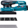 Levigatrice orbitale palmare Makita a batteria 80x133mm xgt 40v max nuda