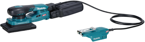 Levigatrice orbitale palmare Makita a batteria 80x133mm xgt 40v max nuda
