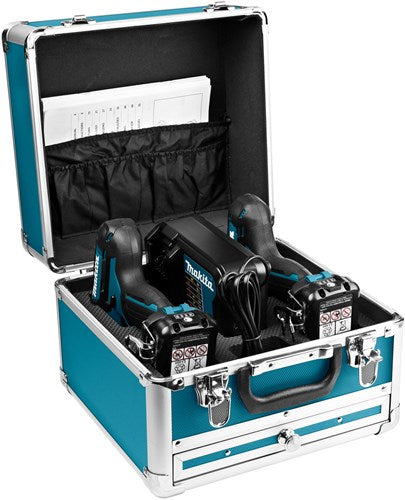 Set combinato Makita clx224sax1 - trapano avvitatore a batteria df333 + avvitatore a percussione td110 12v 2.0ah ioni di litio - clx224sax1