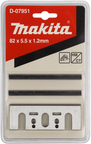 Accesorios Makita cincel de cepillado + soporte hm 82mm - d-07951