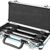 Makita accessories 3-piece SDS plus chisel set: point, flat and spade chisel in aluminum case D-42357 - D-42357