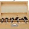 Makita accessoires d-47363 5-delige scharniergat boorset in houten cassette - 15-35mm - d-47363