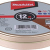Makita accessoires d-65969-12 | doorslijpschijf rvs | 12 stuks in blik | 125x22,23x1,2mm - d-65969-12