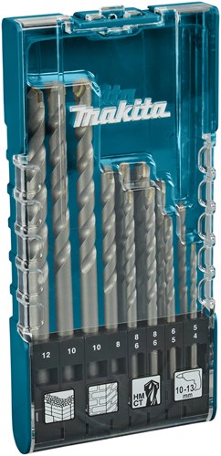 Makita accessori set punte per muratura 12 pezzi - d-77126 - d-77126