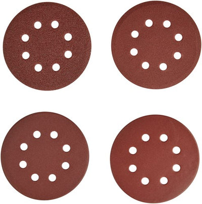 Accesorios makita disco de lijado 125mm velcro rojo - d-77229 - d-77229