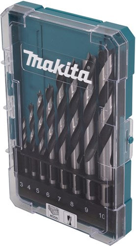 Accesorios Makita juego de brocas helicoidales para madera de 8 piezas - d-57227