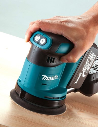 Levigatrice eccentrica Makita dbo180rtj 18v | Batteria agli ioni di litio da 5,0 Ah - dbo180rtj