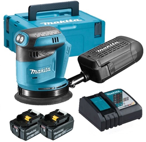 Levigatrice eccentrica Makita dbo180rtj 18v | Batteria agli ioni di litio da 5,0 Ah - dbo180rtj