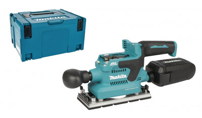 Makita dbo380zj | levigatrice orbitale a batteria | 18v| ioni di litio | senza caricabatteria in m-box - dbo380zj