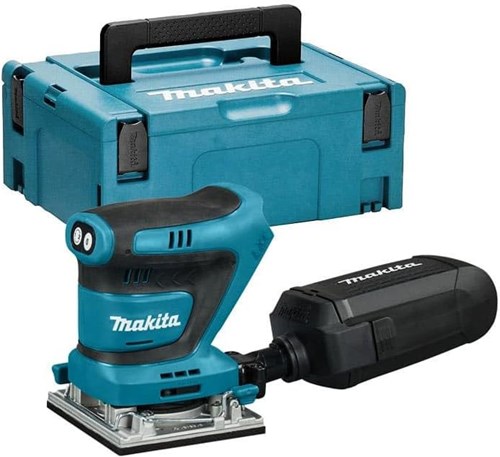 Levigatrice orbitale palmare a batteria Makita dbo482zj | 18v| senza batterie e caricabatterie | nella custodia m-box - dbo482zj
