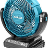 Ventilador a batería makita con función giratoria 14.4 18v desnudo