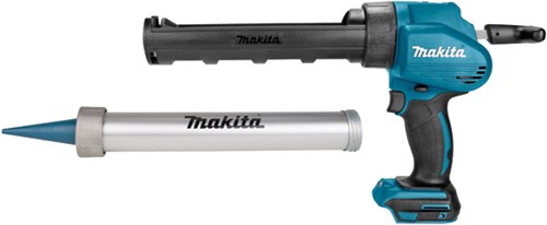 Pistola per silicone a batteria Makita dcg180zx 18v con portacartuccia 300 ml e 600 ml | senza batterie e caricabatterie - dcg180zx