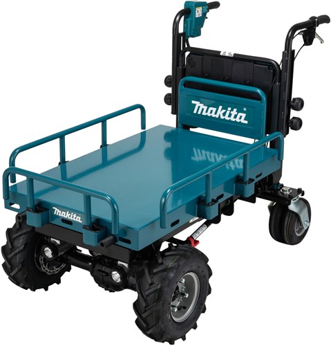 Makita dcu601z lxt 2x18 v trasportatore di batterie con sollevatore a forbice | senza batteria e caricabatterie | in cassa - dcu601z