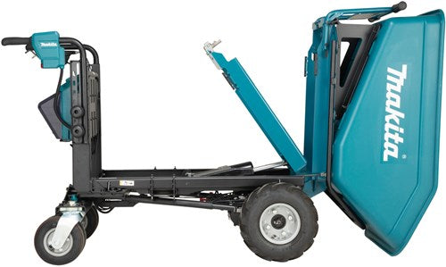 Makita dcu602z lxt 2x18 v dumper a batteria con cassone ribaltabile elettrico | senza batteria e caricabatterie | in cassa - dcu602z
