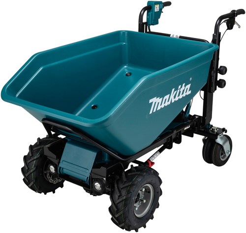Makita dcu602z lxt 2x18 v dumper a batteria con cassone ribaltabile elettrico | senza batteria e caricabatterie | in cassa - dcu602z