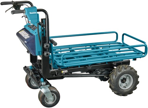 Carriola a batteria Makita dcu604z con portapacchi | 2x18v| corpo | senza caricabatterie