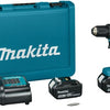 Makita ddf485sfe trapano avvitatore 18 v brushless 3,0 ah batteria (2 pz), caricabatterie, in valigetta