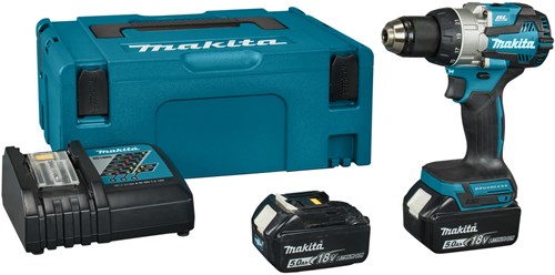 Makita ddf489rtj | accu boor schroefmachine | set | 18v | 2x 5.0ah | li-ion in mbox