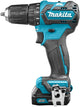 Makita df332dsaj | cxt accu boor-schroefmachine 12v max in mbox (2x 2.0ah accu + lader) - df332dsaj