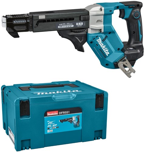 Makita dfr551zj | 18v| macchina a vite | 25-55mm| senza batterie e caricabatterie | in m-box - dfr551zj