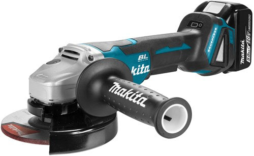 Amoladora angular a batería Makita 125mm 18v 5.0ah