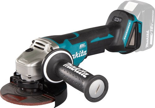 Amoladora angular Makita dga508z 18v cuerpo 125mm con interruptor de seguridad | sin baterías ni cargador - dga508z
