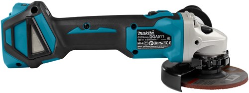 Amoladora angular a batería Makita 125mm 18v desnuda