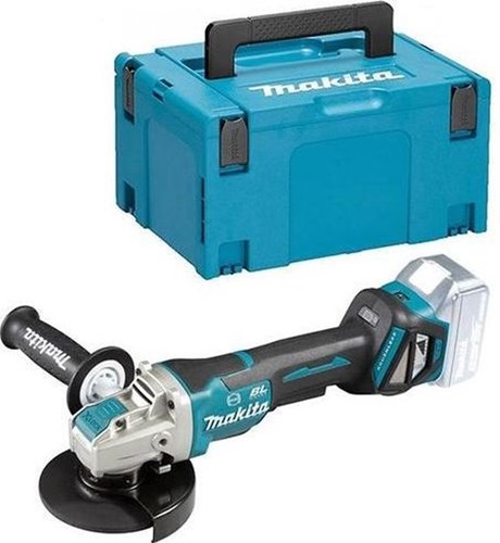 Amoladora angular a batería Makita 125mm 18v desnuda x-lock