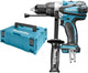 Ty Makita DHP458ZJ Heavy Du Cordless Impact Drill | senza batterie e caricabatterie - dhp458zj