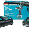 Makita dhp487sf trapano/avvitatore a percussione 18v brushless 3,0 ah batteria (1 pz), caricabatterie