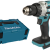 Makitadhp489zj | trapano a percussione | 18v| corpo | senza caricabatteria in custodia m-box - dhp489zj