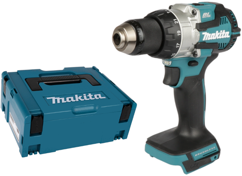 Makitadhp489zj | trapano a percussione | 18v| corpo | senza caricabatteria in custodia m-box - dhp489zj
