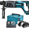 Martillo combinado a batería makita mr241rtj 18v | sds-plus | 5.0ah de iones de litio -MR241rtj