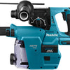 Martello combinato Makita a batteria 18v nudo con aspirazione polveri