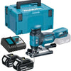 Sierra de calar inalámbrica Makita djv181rtj con mango en T | 18v 5.0ah-djv181rtj