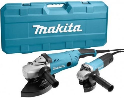 Makita dk0053g juego de amoladora angular ga9020 + 9558hnrg en estuche - dk0053