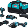 Makita dk0159g301 | conjunto combinado | 40v máximo | Batería de 4,0 ah | cargador rápido | df001g, ga005, jr001g | en bolsa