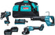 Makita dk0159g301 | set combinato | 40 V massimo | Batteria da 4,0 Ah | caricabatterie veloce | df001g, ga005, jr001g | nella borsa
