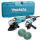 Juego de amoladora angular Makita dk1163gx ga9020 + 9558 | + discos de diamante - dk1163gx
