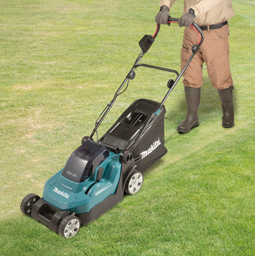 Makita dlm382pt2 | lxt accu grasmaaier 2x18v 38cm (2x 5.0ah accu + lader) - dlm382pt2