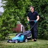 Makita dlm432pt2 | lxt accu grasmaaier 2x18v 43cm in doos (2x 5.0ah accu + dc18rd duolader) - dlm432pt2