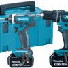 Makita dlx2339j 18v accuboormachine ddf482 + slagschroevendraaier dtd156 combiset (2x 3.0ah accu) in mbox - dlx2339j