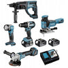 Set promozione speciale batteria Makita dlx5044tj 18v - dlx5044tj