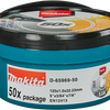 Disco da taglio Makita 125x1,0mm acciaio inossidabile - d-65969-50