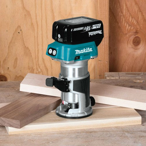 Fresa sopra e bordo a batteria Makita 18v nuda
