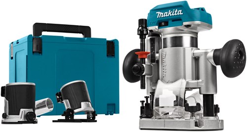 Fresa sopra e bordo a batteria Makita 18v nuda